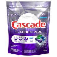 Cascade - Action Packs Platinum Plus Fresh, 21 Each