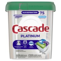 Cascade - Action Packs Platinu Fresh 75Count, 1 Each