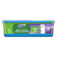 Swiffer - Wet Cloths Mopping Cloths with Trap + Lock, 24 Each