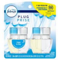 Febreze - Plug Dual Refill Scented Oil Linen & Sky, 52 Millilitre