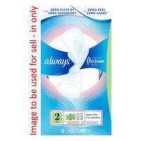 Always - Infinity Flex Foam Pads - Size 2 Heavy Flow, Unscented, 32 Each