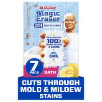 MR CLEAN - Magic Eraser 2IN1 Bath Lemon, 5 Each