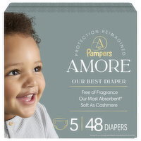 Pampers - AMORE Super Diapers - Size 5, 48 Each