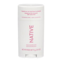 NATIVE - Deodorant Stick - Vanilla & Cactus Flower, 75 Gram