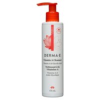 Derma E - Vitamin A & Glycolic Acid Cleanser, 175 Millilitre