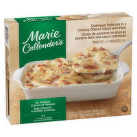 Marie Callender's - Scalloped Potatoes in a Creamy Cheese Sauce with Ham Frozen Meal, 680 Gram