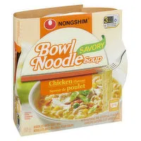 NONG SHIM - Bowl Noodle Soup - Chicken Flavour, 86 Gram