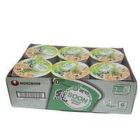 NONG SHIM - Soon Veggie Noodle Soup Cup, 6 Gram