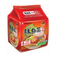 Nong Shim - Kimchi Noodle Soup Ramen Multipack, 4 Each