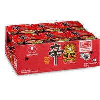 NONG SHIM - Shin Bowl Noodle Soup - Gourmet Spicy, 12 Each