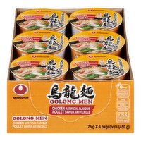 NONG SHIM - Oolong Men Noodle Soup - Chicken, 6 Each