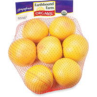 Grapefruit - Organic, Bag 4lb, 1 Each