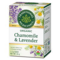 Traditional Medicinals - Tea Chamomile Lavender, 16 Each