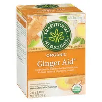 Traditional Medicinals - Ginger Aid Tea, 16 Each