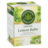 Traditional Medicinals - Tea Lemon Balm, 16 Each