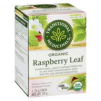 Traditional Medicinals - Raspberry Leaf, 16 Each