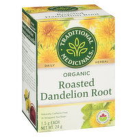 Traditional Medicinals - Roasted Dandelion Root, 16 Each