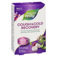 Natures Way - Cough & Cold Recovery Chewable Tablets, 20 Each