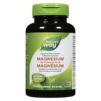 Natures Way - Magnesium Glycinate Plus, 120 Each
