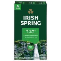 Irish Spring - Original Clean Soap Bars, 6 Each