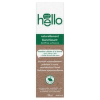 Hello - Naturally Whitening Fluoride Toothpaste, 98 Millilitre