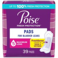 Poise - Pads - Long Length, 39 Each