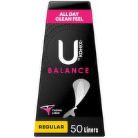 U by Kotex - Thong Pantiliners, 50 Each