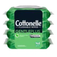 Cottonelle - Gentleplus Flushable Wipes, 4 Each