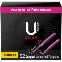 Kotex - Click Regular Unscented Tampons