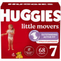 HUGGIES - Littlemovers Megacol S7, 68 Each