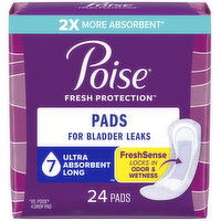 Poise - Pad Extra Absorbent Long, 24 Each