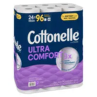 Cottonelle - Ultra Comfort Bathroom Tissue 3X, 24 Each