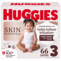 Huggies - Skin Essentials Size 3 GIGA Diapers, 66 Each