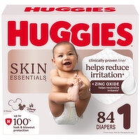 Huggies - Skin Essentials Size 1 GIGA Diapers, 84 Each