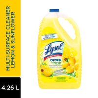 Lysol - Power & Fresh Multi-Surface Cleaner, Lemon, 4.26 Litre