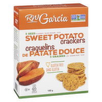 Rw Garcia - Crackers - Sweet Potato, 180 Gram