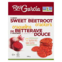 Rw Garcia - Sweet Beet Crackers, 180 Gram