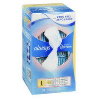 Always - Infinity Maxi Pads - Flex Foam Regular Size 1, 36 Each