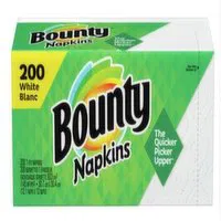 Bounty - White Napkins