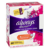 Always - Dri-Liners Plus Extra Long, 60 Each