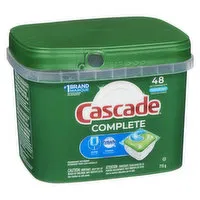 Cascade - Complete Action Pacs Fresh Scent Dawn, 48 Each