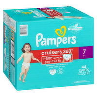 Pampers - Cruisers 360 Diapers - Size 7 Super Pack, 44 Each