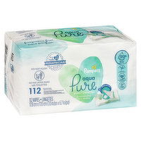 Pampers - Aqua Pure Wipes, 112 Each