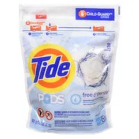 Tide - Pods Laundry Detergent, Free And Gentle, 31 Each