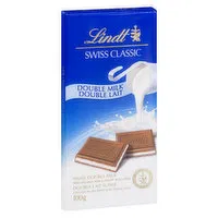 Lindt - Lndt Swss Clssc Br Dbl Mlk, 100 Gram