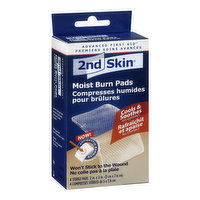 2nd Skin - SECOND SKIN BURN PADS MD, 4 Each