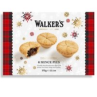 Walkers - Luxury Christmas Fruit Tarts, 6 Each