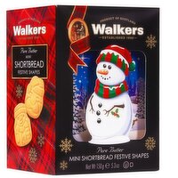 WALKERS - 3D Mini Snowmen Shortbread