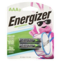 Energizer - Recharge Power Plus AAA2 Batteries, 2 Each