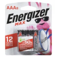 Energizer - Max AAA8 Batteries, 8 Each